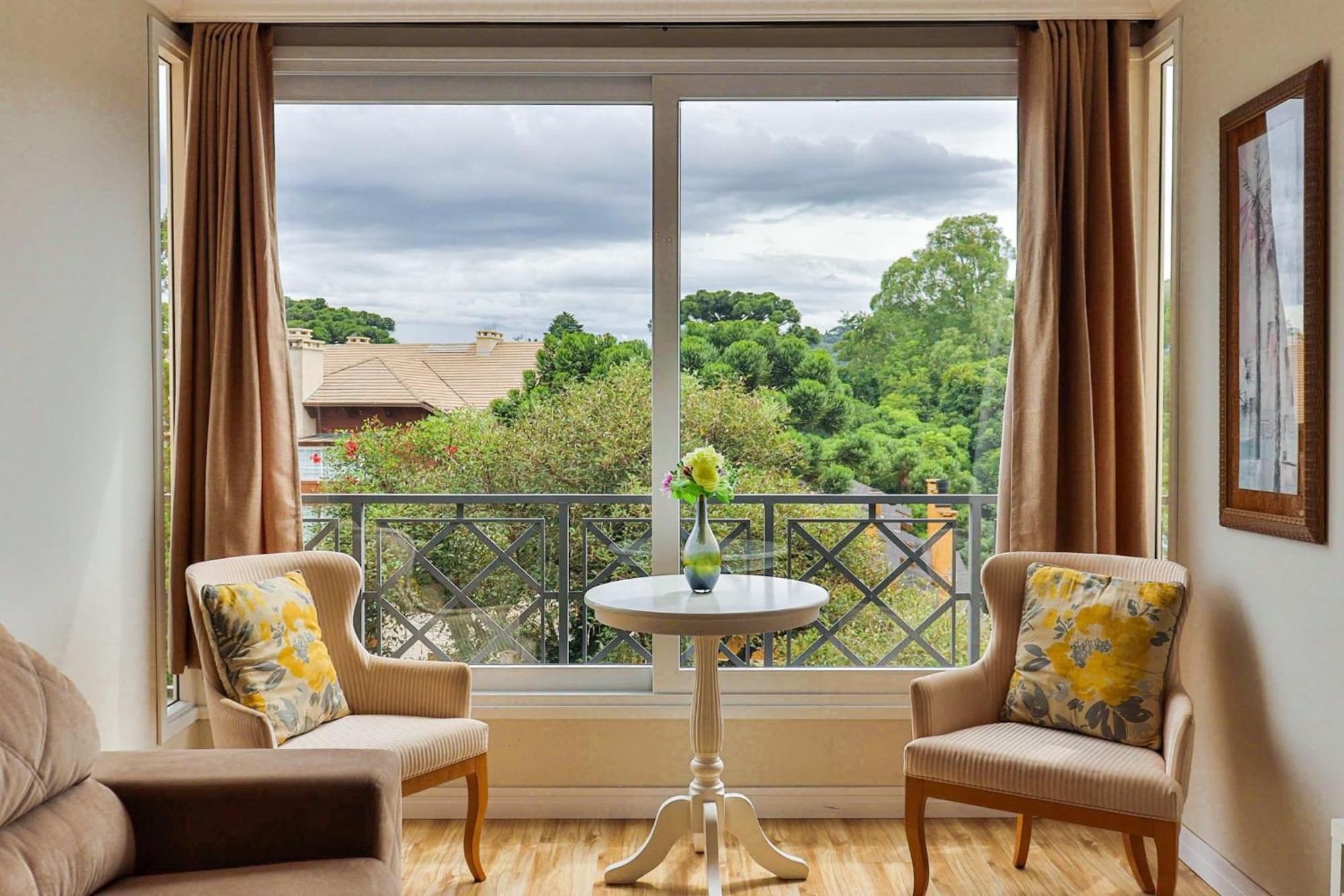Locar-In Gramado - 200 M Da Rua Coberta Lägenhet Exteriör bild