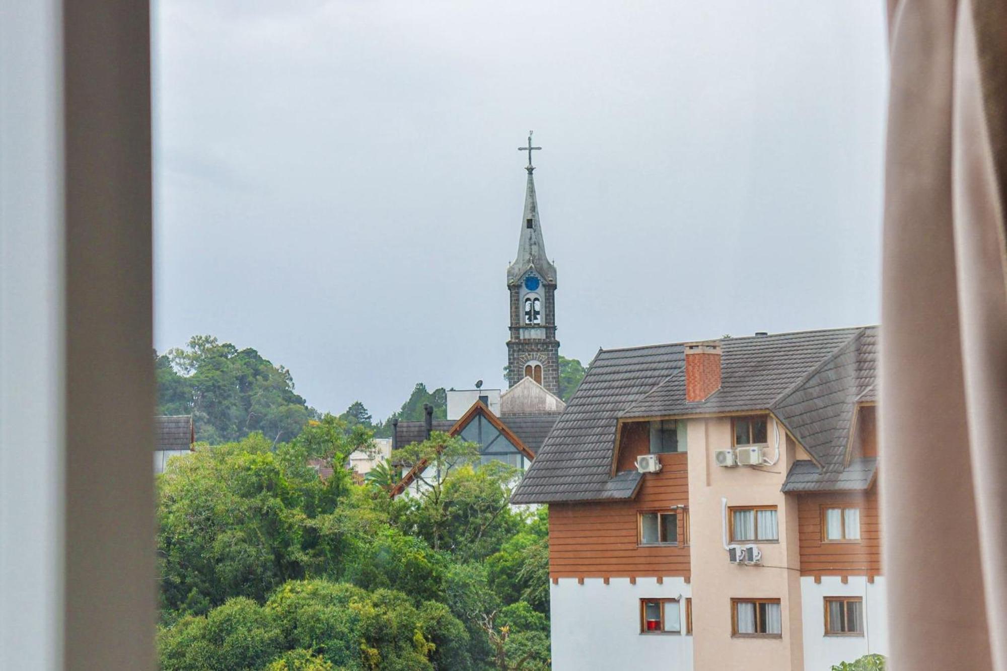 Locar-In Gramado - 200 M Da Rua Coberta Lägenhet Exteriör bild